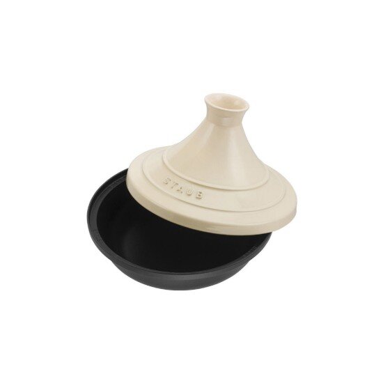 Staub Таjine изработен от чугун с керамичен капак 20 см/06 л Cream - Sta