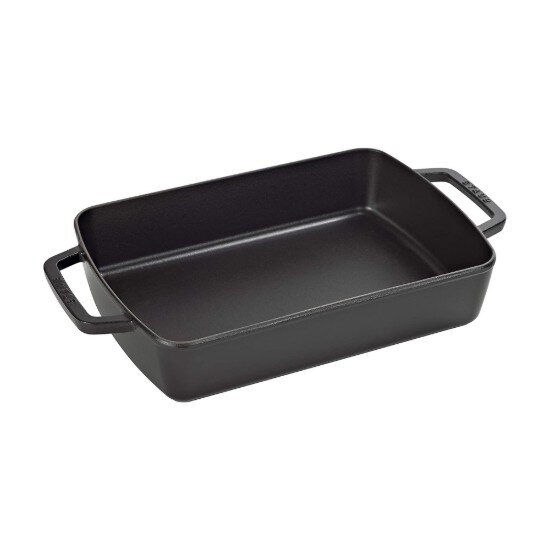 Staub Тава за фурна чугун 30 × 20 см Black -