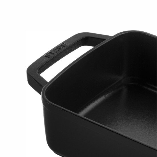 Staub Тава за фурна чугун 30 × 20 см Black -