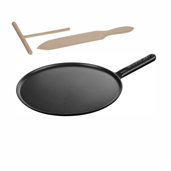 Staub Тава за креп 30 см чугун -