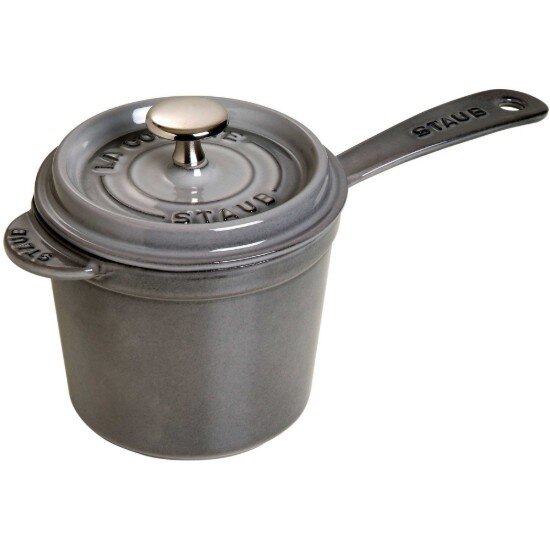 Staub Тенджера чугунена 18 см/28 л Graphite Grey -