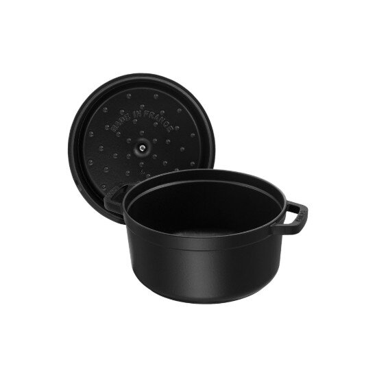 Staub Тенджера Cocotte чугун 18 см/1.7л Black -