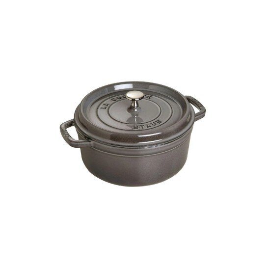 Staub Тенджера Cocotte чугун 18 см/17 л Graphite Grey -