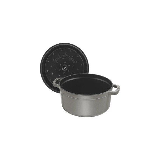 Staub Тенджера Cocotte чугун 18 см/17 л Graphite Grey -