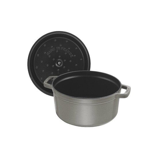 Staub Тенджера Cocotte чугун 20 см/22 л Graphite Grey -
