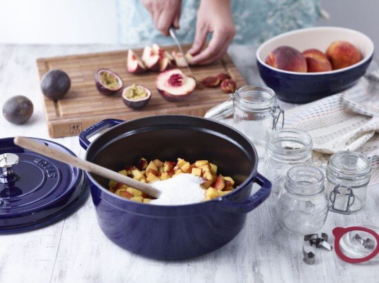 Staub Тенджера Cocotte чугун 22 см/26 л Dark Blue -