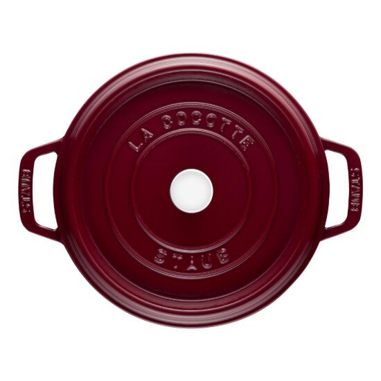 Staub Тенджера Cocotte чугун 24 см/38 л Bordeaux -