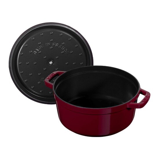 Staub Тенджера Cocotte чугун 24 см/38 л Bordeaux -