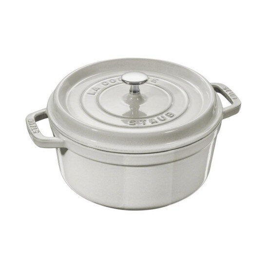 Staub Тенджера Cocotte чугун 28 см/67 л White Truffle -