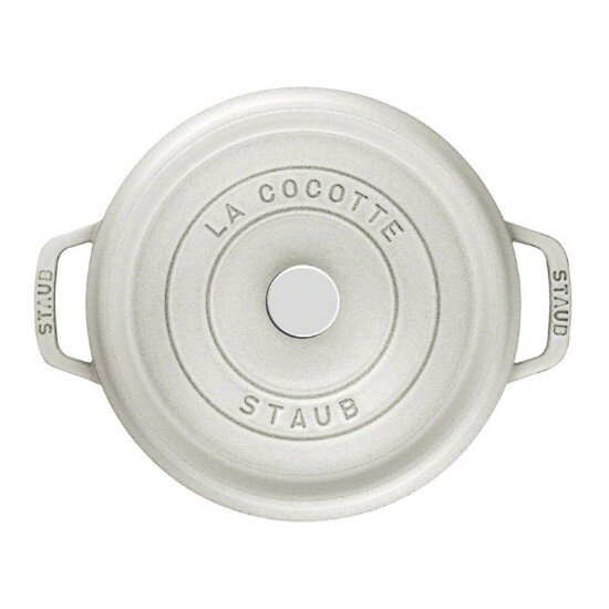 Staub Тенджера Cocotte чугун 28 см/67 л White Truffle -