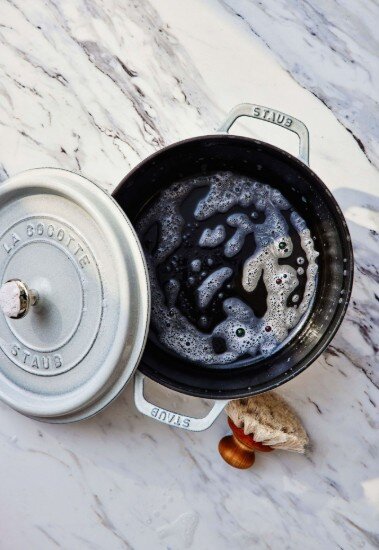 Staub Тенджера Cocotte чугун 28 см/67 л White Truffle -