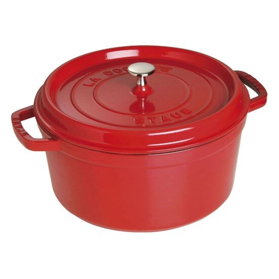 Staub Тенджера Cocotte чугун 30 см/835 л Cherry -