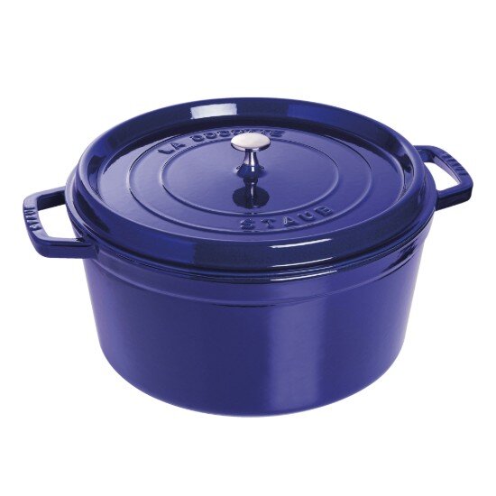 Staub Тенджера Cocotte чугун 30 см/835 л Dark Blue -