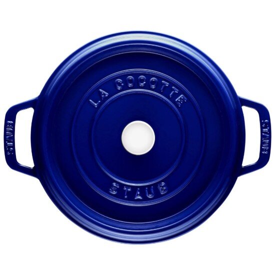 Staub Тенджера Cocotte чугун 30 см/835 л Dark Blue -