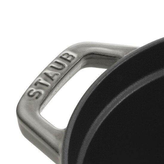 Staub Тенджера Cocotte чугун 30 см/835 л Graphite Grey -
