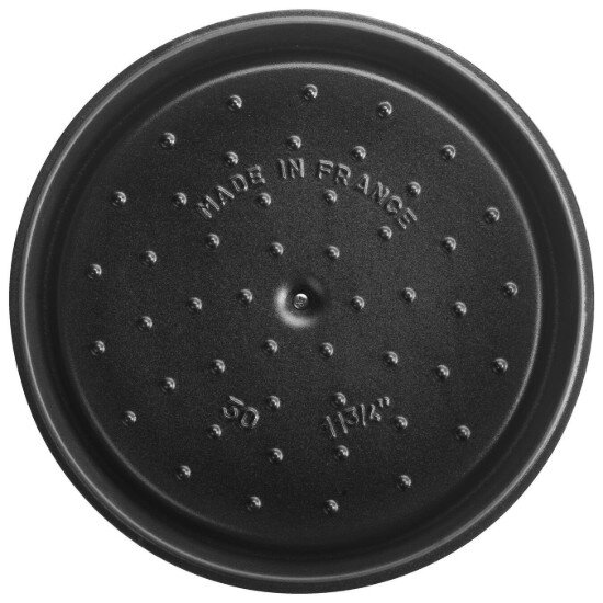 Staub Тенджера Cocotte чугун 30 см/835 л Graphite Grey -