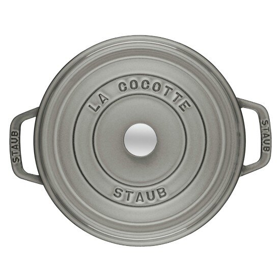 Staub Тенджера Cocotte чугун 34 см/126 л Graphite Grey -