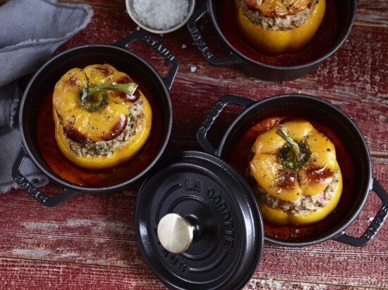 Staub Тенджера Cocotte чугунена 12 см/04 л Black -