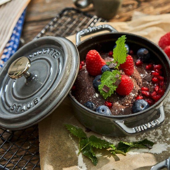 Staub Тенджера Cocotte чугунена 12 см/04 л Graphite Grey -