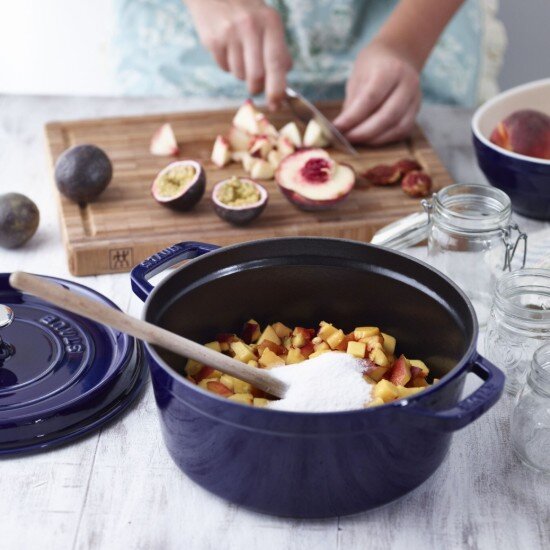 Staub Тенджера Cocotte чугунена 24 см/38 л Dark Blue -