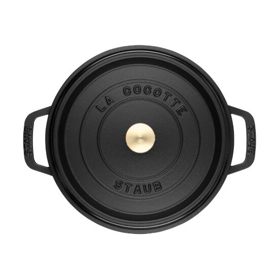 Staub Тенджера Cocotte чугунена 26 см/52 л Black -