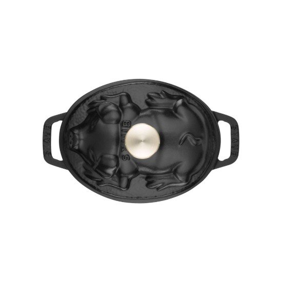 Staub Тенджера "Cocotte cochon" чугун 17см/1л Black -