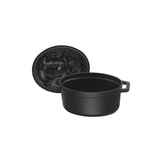 Staub Тенджера "Cocotte cochon" чугун 17см/1л Black -