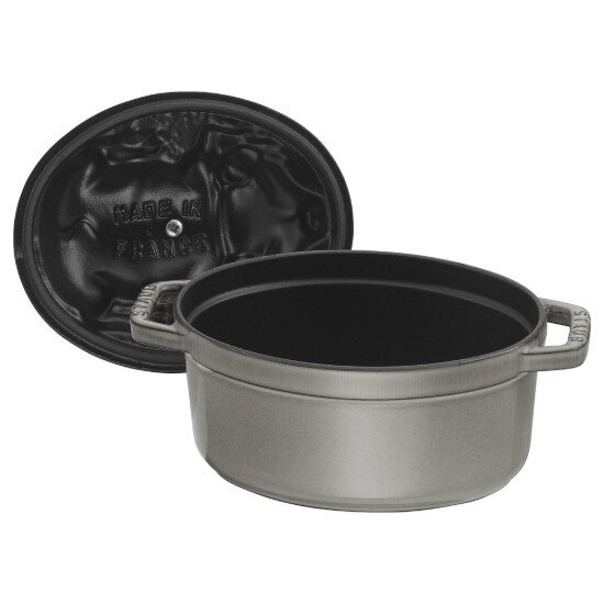 Staub Тенджера "Cocotte cochon" чугун 17см/1л Graphite Grey -