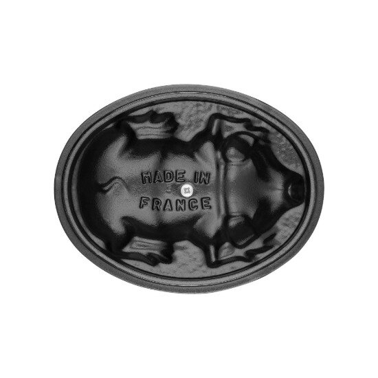 Staub Тенджера "Cocotte cochon" чугун 17см/1л Graphite Grey -