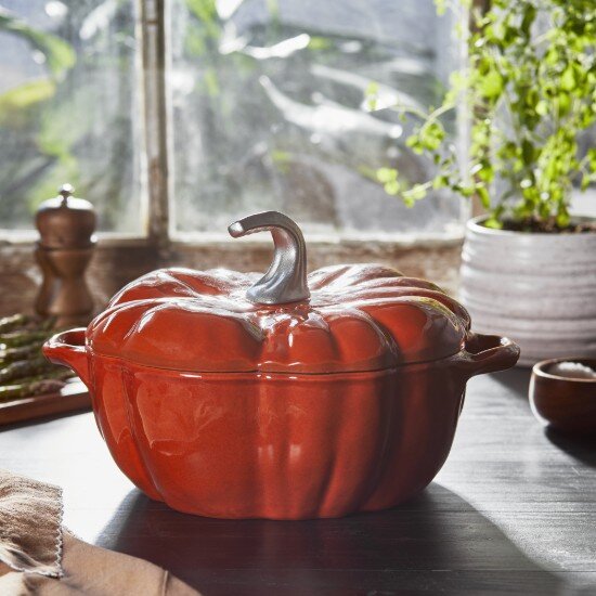 Staub Тенджера Cocotte с форма на тиква чугун 24 см/345 л Cinnamon - Sta