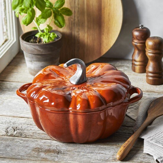 Staub Тенджера Cocotte с форма на тиква чугун 24 см/345 л Cinnamon - Sta