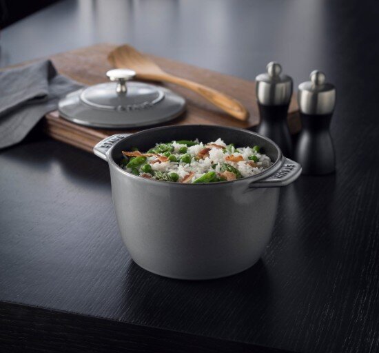 Staub Тенджера Cocotte за готвене на ориз чугун 16 см/175 л Graphite Gre