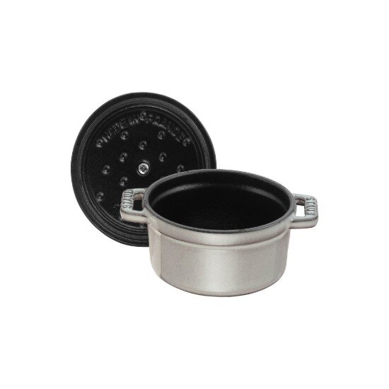 Staub Тенджера Mini-Cocotte чугун 10 см/025 л Graphite Grey -