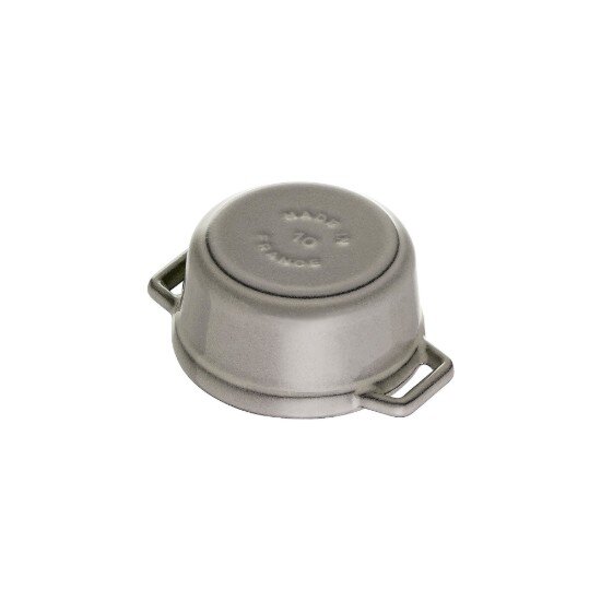 Staub Тенджера Mini-Cocotte чугун 10 см/025 л Graphite Grey -