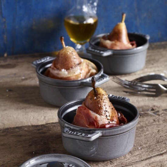 Staub Тенджера Mini-Cocotte чугун 10 см/025 л Graphite Grey -