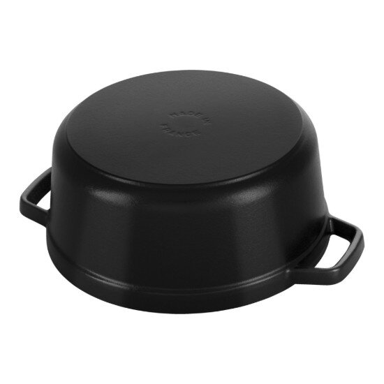 Staub Тенджера за готвене чугун 22 см/2.6л Black -
