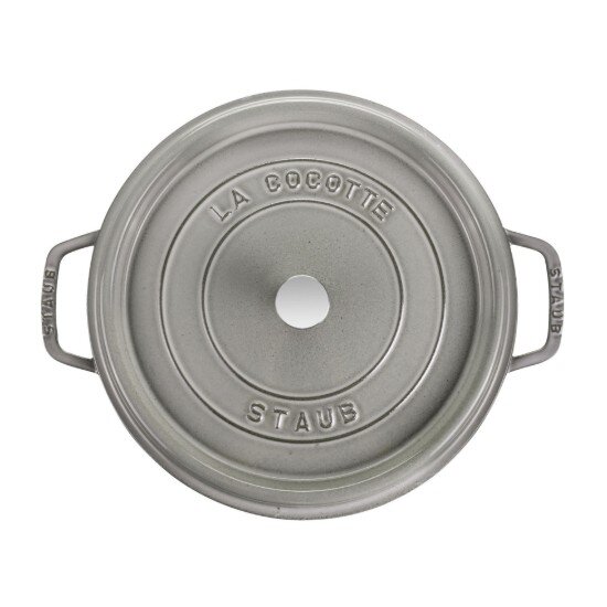Staub Тенджера за готвене чугун 26см/52л Graphite Grey -