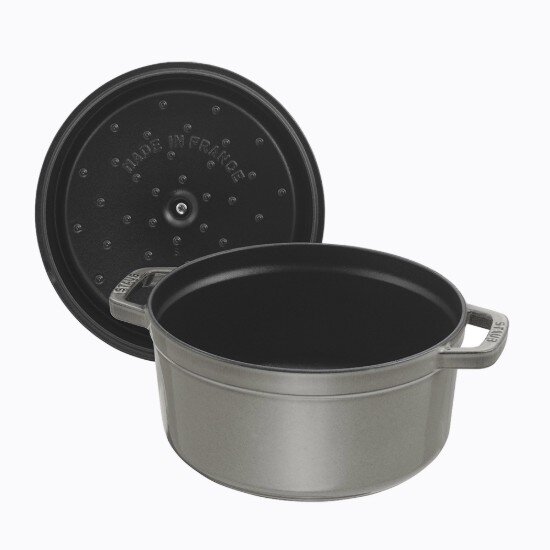 Staub Тенджера за готвене чугун 26см/52л Graphite Grey -