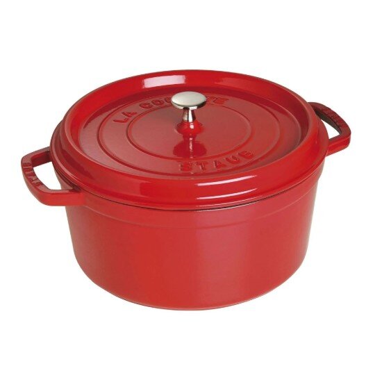 Staub Тенджера за готвене чугун 28 см/6.7л Cherry -