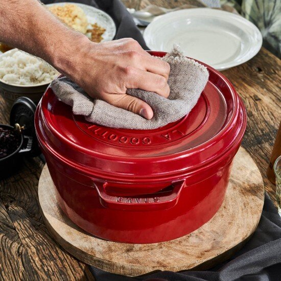 Staub Тенджера за готвене чугун 28 см/6.7л Cherry -