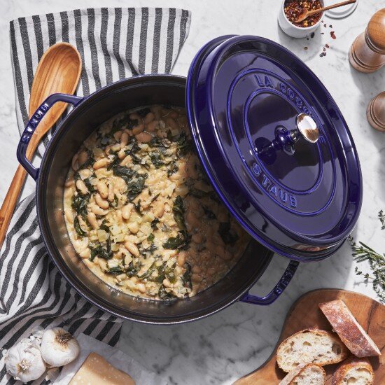Staub Тенджера за готвене чугун 28см/67л Dark Blue -
