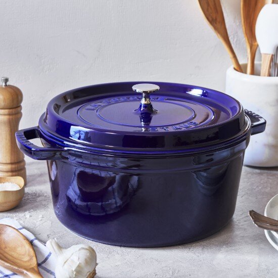 Staub Тенджера за готвене чугун 28см/67л Dark Blue -