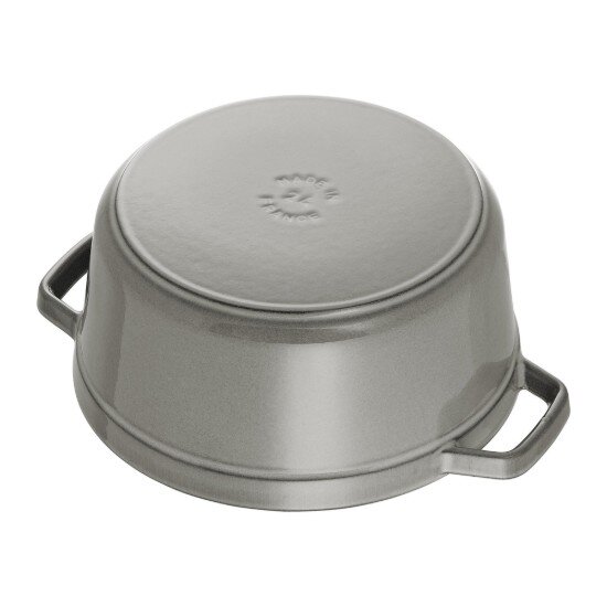 Staub Тенджера за готвене Cocotte чугун 28cm/67L Graphite Grey -