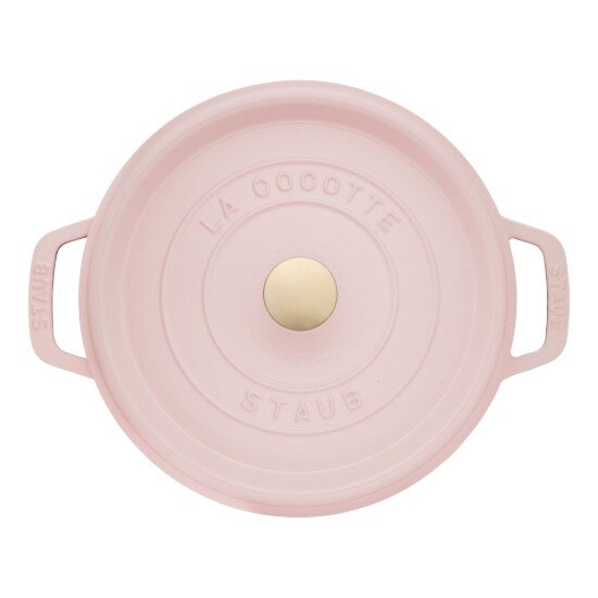 Staub Тенджера за готвене Cocotte чугунена 24 см/37 л Sorbet Rose - Stau