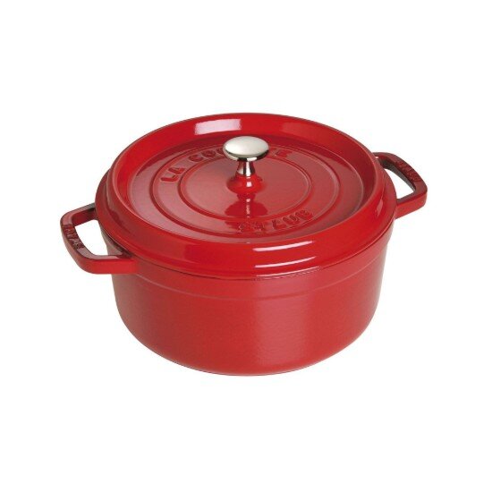 Staub Тенджера за готвене Cocotte от чугун 26 см/52 л Cherry -