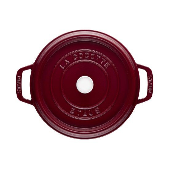 Staub Тенджера за готвене Cocotte от чугун 26см / 5.2L Bordeaux -