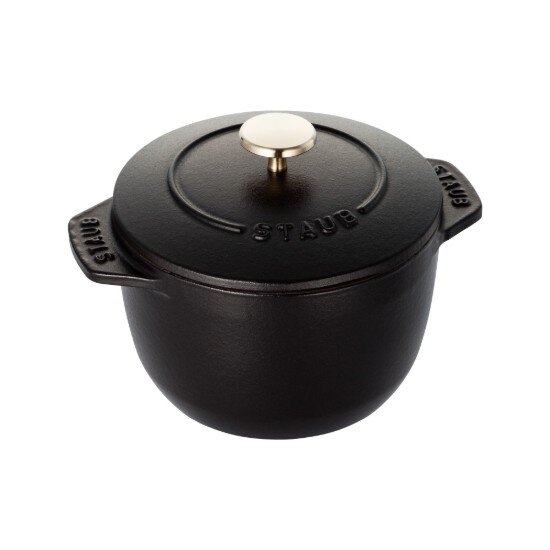 Staub Тенджера за готвене на ориз mini-Cocotte чугун 12 см/075 л Black -
