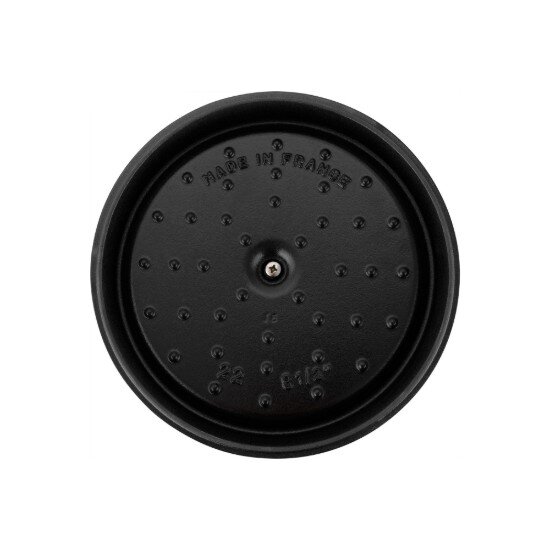 Staub Тенджера за готвене от чугун Cocotte 22 см/26 л <<Графитно сива>> -