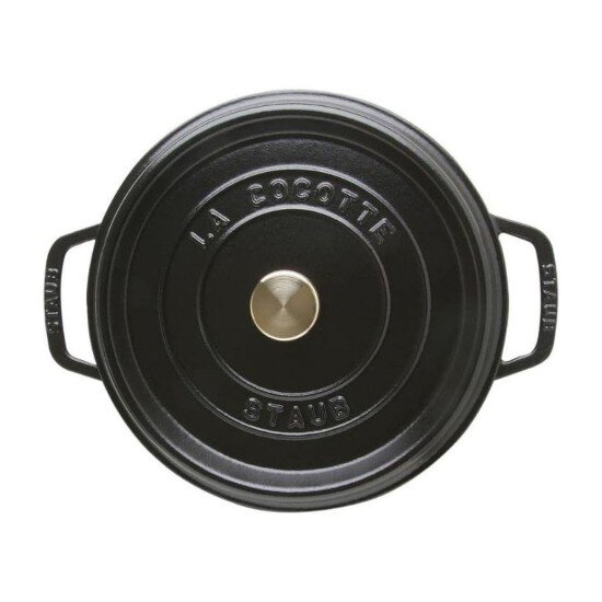 Staub Висока тенджера Cocotte чугун 24 см/47 л Black -
