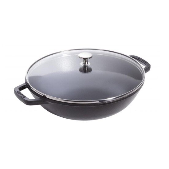 Staub Wок тиган чугун 30см Black -